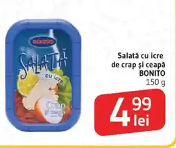 Supeco Salată cu icre de crap şi ceapă BONITO Ofertă