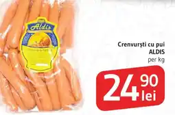 Supeco Crenvursti cu pui ALDIS Ofertă