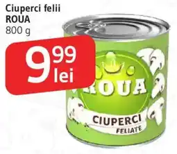 Supeco Ciuperci felii ROUA Ofertă