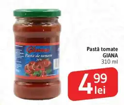 Supeco Pastǎ tomate GIANA Ofertă