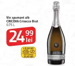 Supeco Vin spumant alb CRICOVA Crisecco Brut Ofertă