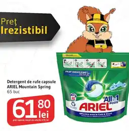 Supeco Detergent de rufe capsule ARIEL Mountain Spring Ofertă