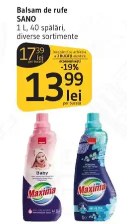 Supeco Balsam de rufe SANO Ofertă