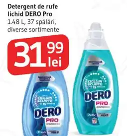 Supeco Detergent de rufe lichid DERO Pro Ofertă