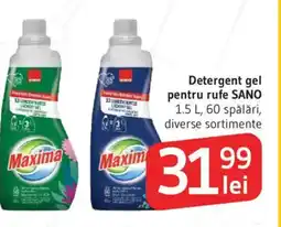 Supeco Detergent gel pentru rufe SANO Ofertă