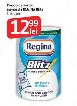 Supeco Prosop de hârtie monorolǎ REGINA Blitz 3 straturi Ofertă