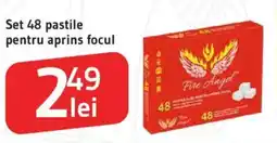 Supeco Set 48 pastile pentru aprins focul Ofertă