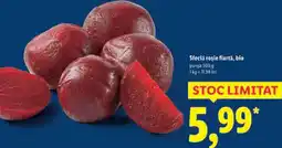 Lidl Sfeclá roşie fiartă, bio Ofertă