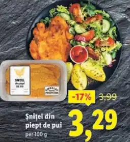 Lidl Şniţel din piept de pui Ofertă