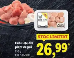 Lidl Cubuleţe din piept de pui Ofertă