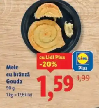 Melc cu brânză Gouda