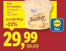Lidl Pilos Unt clarificat Ofertă