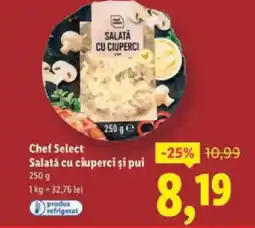 Lidl Chef Select Salată cu ciuperci şi pui Ofertă