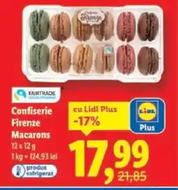 Lidl Confiserie Firenze Macarons Ofertă