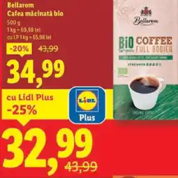 Lidl Bellarom Cafea măcinată bio Ofertă