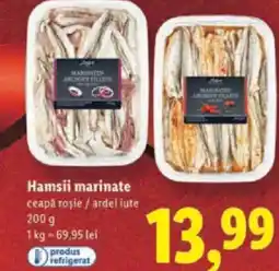 Lidl Deluxe Hamsii marinate Ofertă