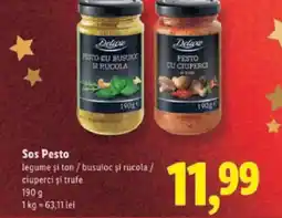 Lidl Deluxe Sos Pesto Ofertă