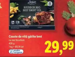 Lidl Deluxe Coaste de vită gătite lent Ofertă