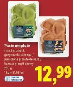 Lidl Deluxe Paste umplute Ofertă
