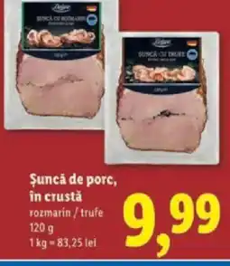 Lidl Deluxe Şuncă de porc, în crustă Ofertă
