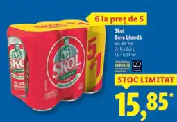 Lidl Skol Bere blondå Ofertă