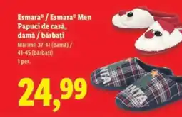 Lidl Esmara® / Esmara® Men Papuci de casă, damǎ/ bărbați Ofertă