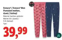 Lidl Esmara® / Esmara® Men Pantaloni molton, damǎ / bărbați Ofertă