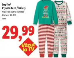 Lidl Lupilu Pijama fete/băieţi Ofertă