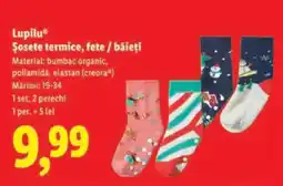 Lidl Lupilu Şosete termice, fete / băieţi Ofertă