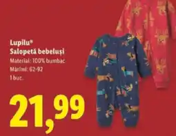 Lidl Lupilu Salopetǎ bebeluşi Ofertă