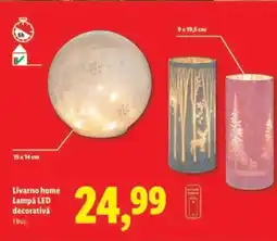 Lidl Livarno home Lampă LED decorativă Ofertă