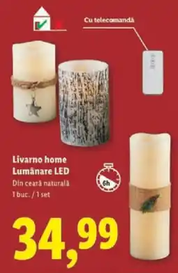 Lidl Livarno home Lumânare LED Ofertă