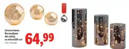 Lidl Livarno home Decoraţiune din sticlă, cu microLED-uri Ofertă