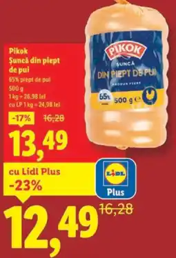 Lidl Pikok Şuncă din piept de pui Ofertă