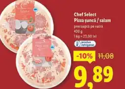 Lidl Chef Select Pizza șuncă / salam Ofertă