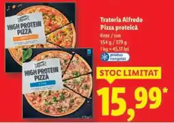 Lidl Tratoria Alfredo Pizza proteicǎ linte/ton Ofertă