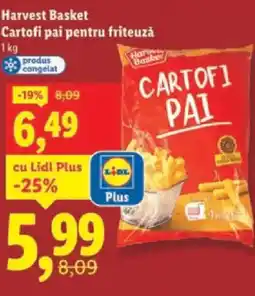 Lidl Harvest Basket Cartofi pai pentru friteuzǎ Ofertă