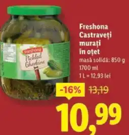 Lidl Freshona Castraveţi murați in oţet Ofertă