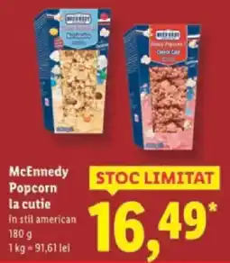Lidl McEnnedy Popcorn la cutie Ofertă