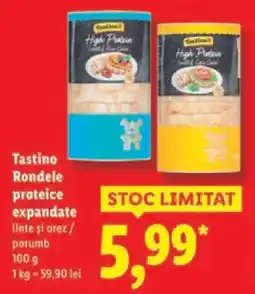 Lidl Tastino Rondele proteice expandate Ofertă