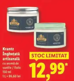 Lidl Krantz Îngheţată artizanală Ofertă
