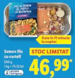 Lidl Somon file cu cartofi Ofertă