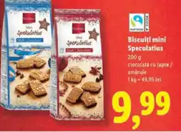 Lidl Biscuiţi mini Speculatius Ofertă