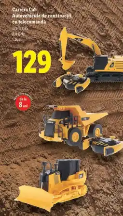 Lidl Carrera Cat Autovehicule de construcții, cu telecomandă Ofertă