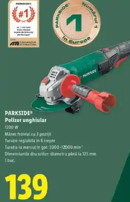 Lidl PARKSIDE Polizor unghiular Ofertă