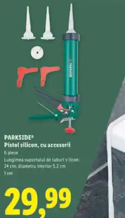 Lidl PARKSIDE Pistol silicon, cu accesorii Ofertă