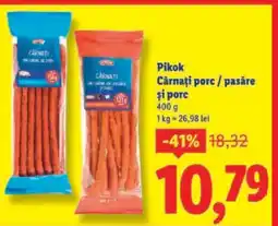 Lidl Pikok Cârnaţi porc/pasǎre şi porc Ofertă