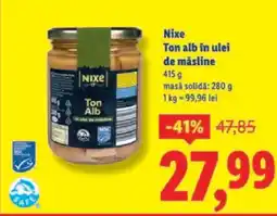 Lidl Nixe Ton alb in ulei de măsline Ofertă