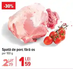 Carrefour Market Spată de porc fără os Ofertă
