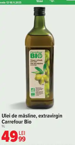 Carrefour Market Ulei de măsline, extravirgin Carrefour Bio Ofertă